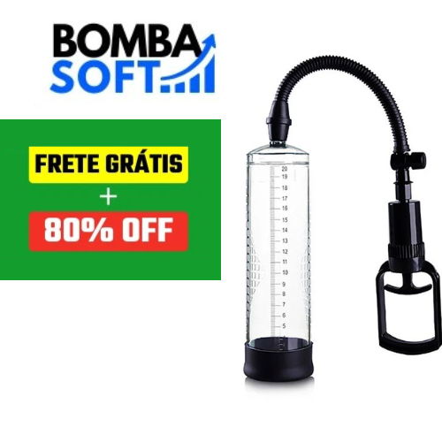 A Bomba Peniana Soft é a solução natural e segura para aumentar o tamanho