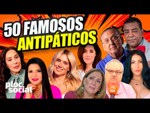 50 FAMOSOS COM FAMA DE ANTIPÁTICOS, NÃO TRATAM BEM FÃS E JORNALISTA e que imprensa diz: Duas Caras