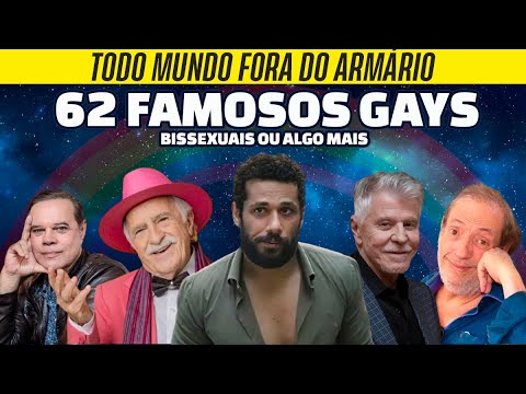 62 FAMOSOS QUE SAIRAM DO ARMÁRIO E SE ASSUMIRAM EM 2024, GAYS, BISSEXUAIS E + | Cantores, Atores e +