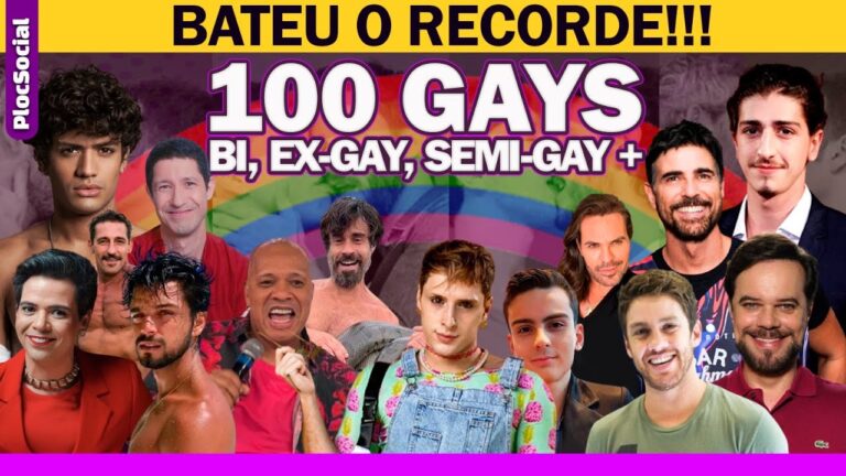 100 FAMOSOS ATORES E CANTORES QUE SAÍRAM DO ARMÁRIO E SE ASSUMIRAM GAYS, BISSEXUAIS E ALGO MAIS E +