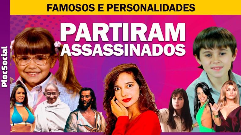 32 FAMOSOS E PERSONALIDADES QUE MORRERAM ASSASSINADAS • HISTÓRIA DO BRASIL E DO MUNDO, DA TV E DA MU