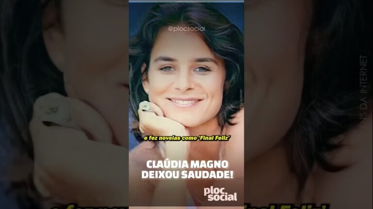 Atriz partiu muito jovem vítima da AIDS HIV, Claudia Magno fez novelas como Tieta e Fera Radical