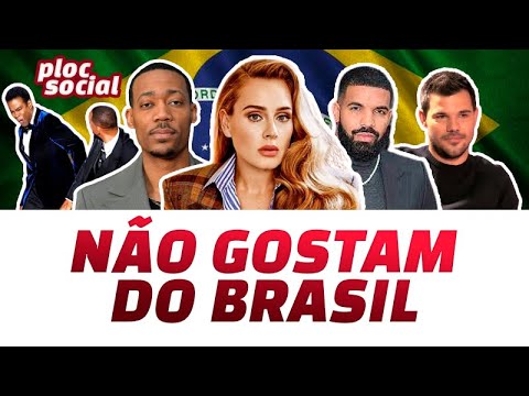 10 FAMOSOS GRINGOS QUE NÃO GOSTAM OU FALARAM MAL DO BRASIL, Cantores e Atores não gostam brasileiros