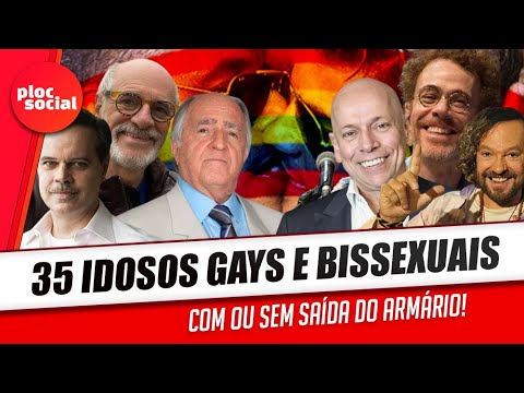 35 IDOSOS GAYS • Famosos que sairam ou não do armário e se assumiram gays e bissexuais e você não sa