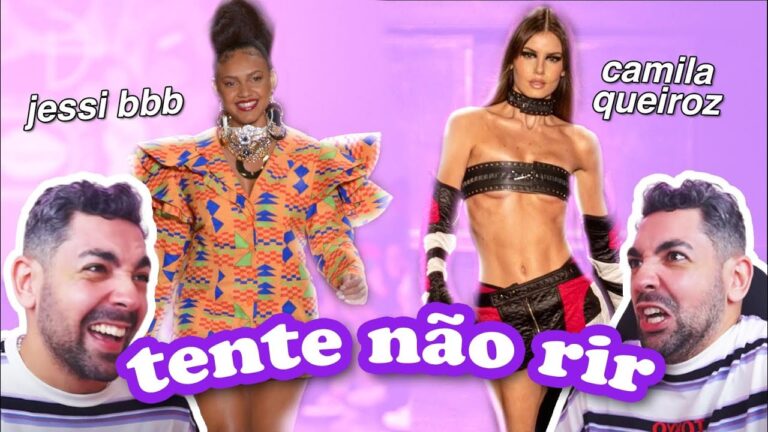 TENTE NÃO RIR: FAMOSOS DESFILANDO NO SÃO PAULO FASHION WEEK