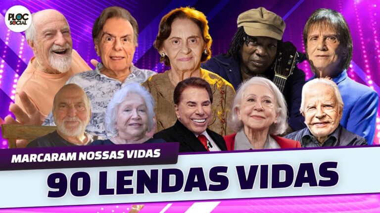 90 FAMOSOS COM MAIS DE 80 E 90 ANOS • LENDAS VIVAS DAS NOVELAS, DA TV, FUTEBOL, CINEMA E DO BRASIL