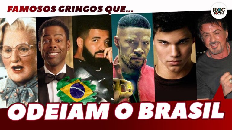 8 GRINGOS FAMOSOS QUE DETESTAM O BRASIL • SE O ASSUNTO É BRASIL ELES DETONAM