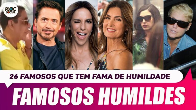 26 FAMOSOS QUE TEM FAMA DE SEREM MUITO HUMILDES E SIMPLES • ELES ADORAM FOTOS E AUTOGRAFOS