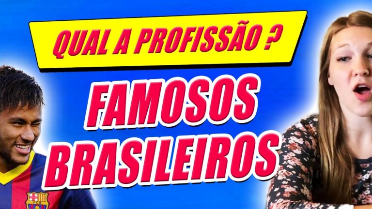 MINHA IRMÃ GRINGA ADIVINHANDO PROFISSÕES DE BRASILEIROS FAMOSOS