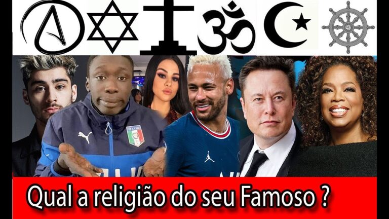 Religião dos Famosos / Religião das Celebridades / Qual é a religião dos famosos