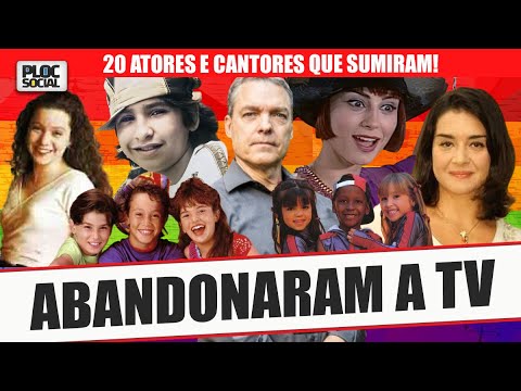 20 FAMOSOS QUE SUMIRAM OU ABANDONARAM SUAS CARREIA NA TV E A FAMA