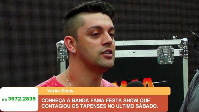 CONHEÇA A BANDA FAMA FESTA SHOW QUE CONTAGIOU OS TAPENSES NO ÚLTIMO SÁBADO